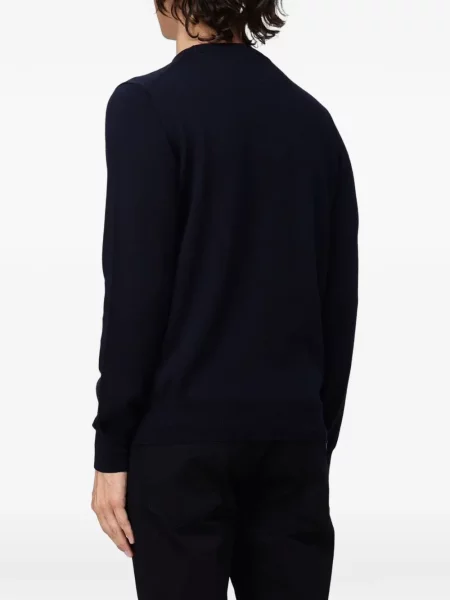 Pulover Brooksfield cu broderie albastru