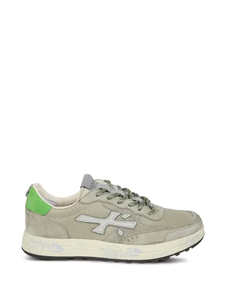 Sneakers Premiata με κορδόνια με δαντέλα με αυτόγραφο γκρι