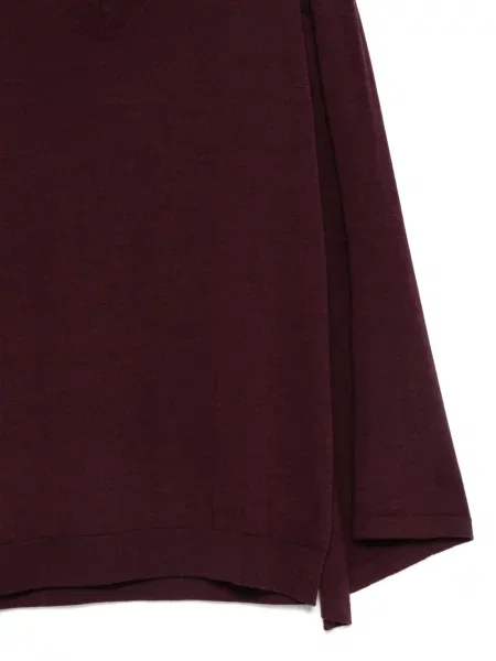 Pulover Alberta Ferretti cu decolteu în V violet