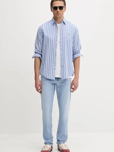 Tommy Jeans slim kavbojke modra