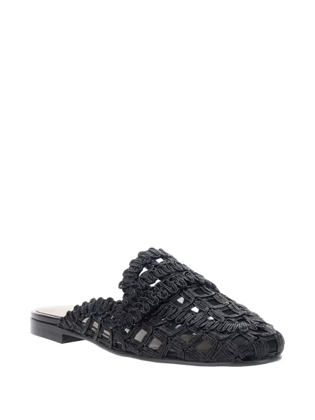 Papuci tip mules Twinset negru