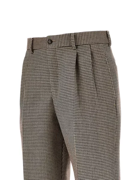 Pantaloni Emporio Armani cu model pepito maro