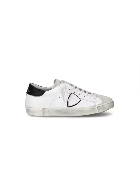 Sneakersy Philippe Model skórzane do tenisa białe