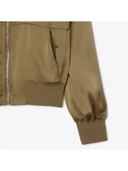 Бомбер Lacoste зеленый