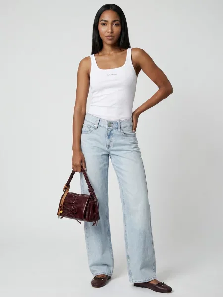 Calvin Klein Jeans Top čierna biela