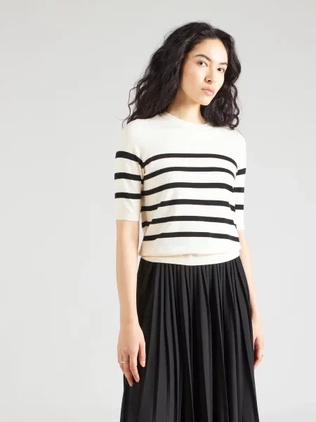 VERO MODA Pulover VMSABA bej negru