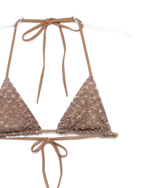 Bikini Missoni cu mărgele maro