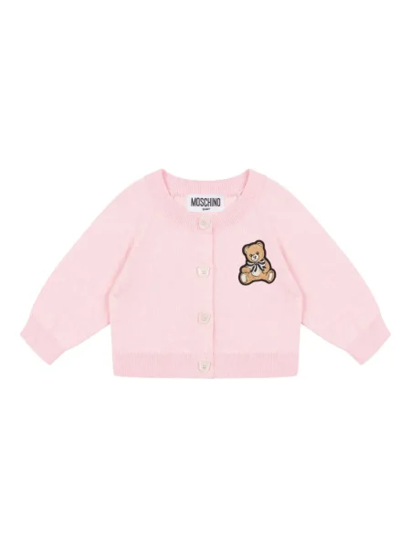 Dětské kardigan Moschino růžový