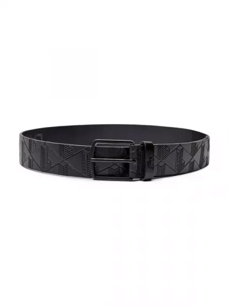 Lacoste De piele curea negru