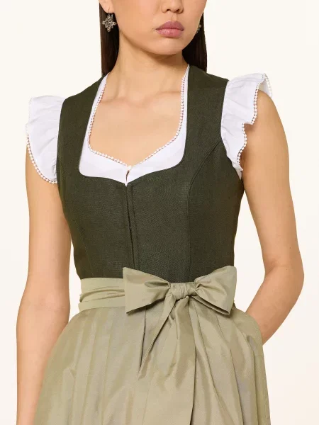 Šaty Heimatglück Tracht zelené