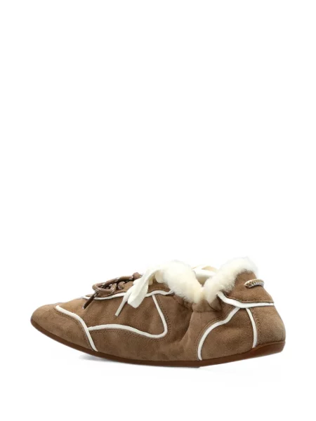 Sneakerși Naked Wolfe din piele de oaie maro