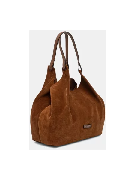 Shopperka Gianni Chiarini skórzana brązowa