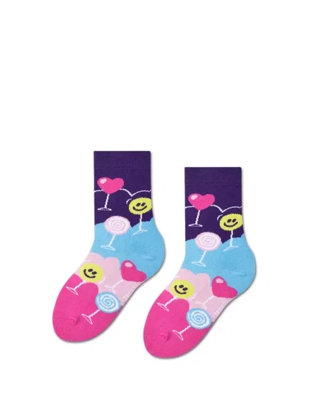 Čarape Zooksy/rainbow Socks ljubičasta
