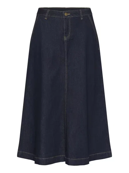 CULTURE Fustă CUMoya denim albastru