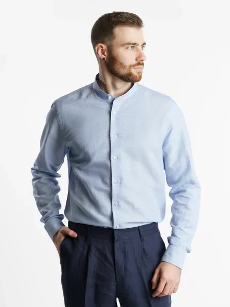 Arber Сорочка з довгим рукавом блакитний