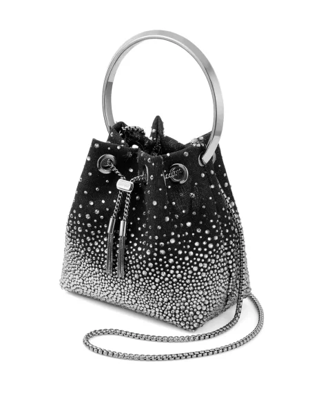 Geantă shopper Jimmy Choo negru
