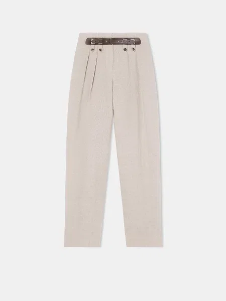 Льняные повседневные брюки Emporio Armani