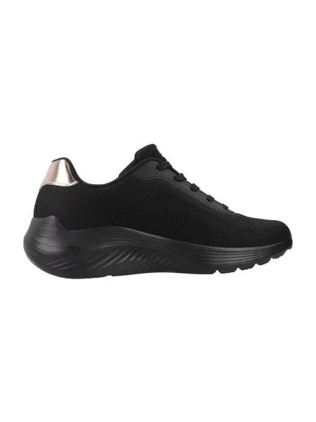 SKECHERS Niske tenisice BOBS SQUAD WAVES-CURRENT LOOK rozo zlatna crna