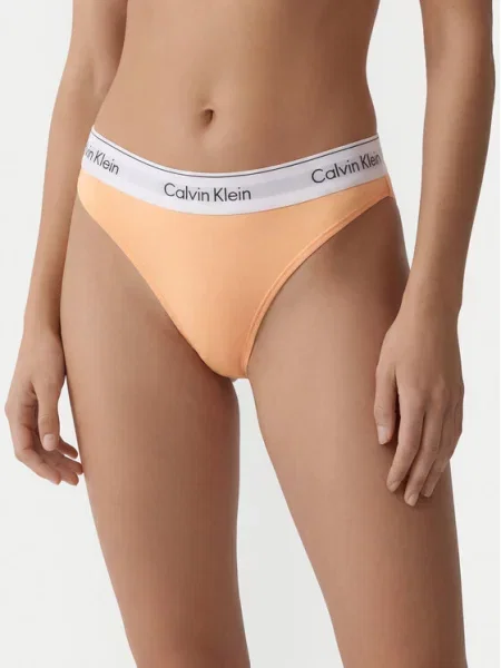 Calvin Klein Underwear Στρίνγκ Ανοιχτό πορτοκαλί