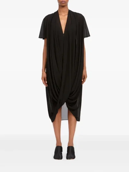 Rochie Mm6 Maison Margiela drapată de costum negru