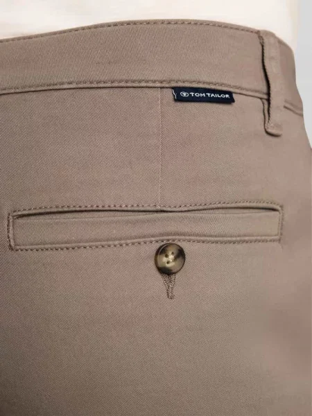 Chinos o kroju straight fit z mieszanki bawełny Tom Tailor