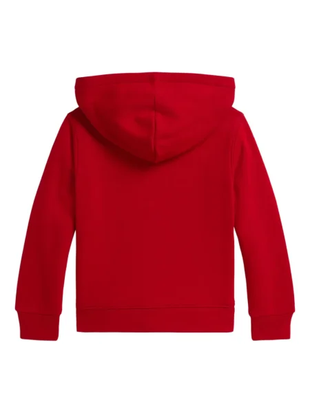Bluza z kapturem dziecięca Polo Ralph Lauren czerwona