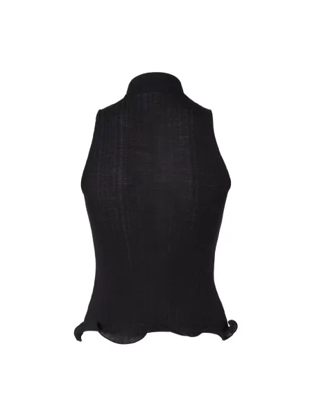 Sweter Fendi wełniany czarny