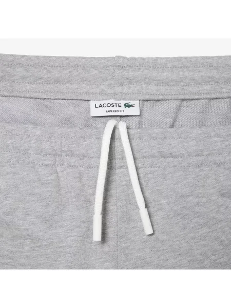 Lacoste Spodnie Dresowe Z Nadrukiem Slim Fit szare