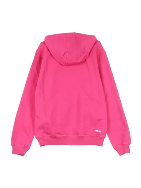 Bluza z kapturem Fila z długim rękawem różowa