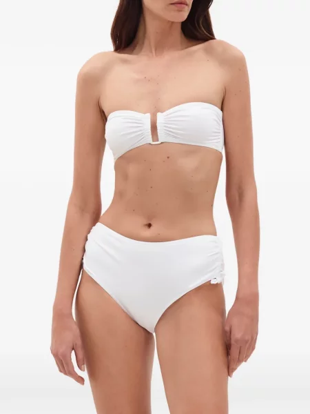 Bikini Eres cu volane alb