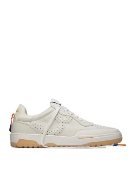 Sneakersy Barracuda skórzane beżowe