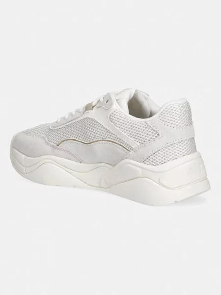 Armani Exchange sneakersy beżowe