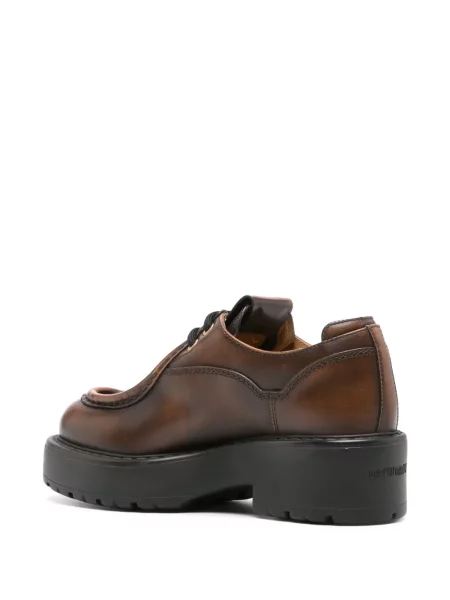 Pantofi loafer Miu Miu din piele maro