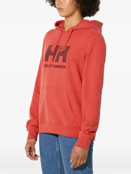 Hanorac cu glugă Helly Hansen cu imagine roșu