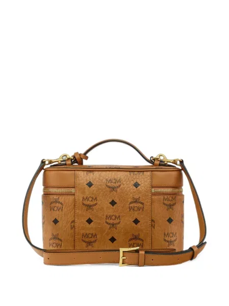 Geantă shopper Mcm cu imagine maro