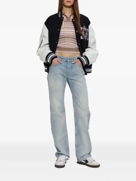 Tricou polo Off-white alb