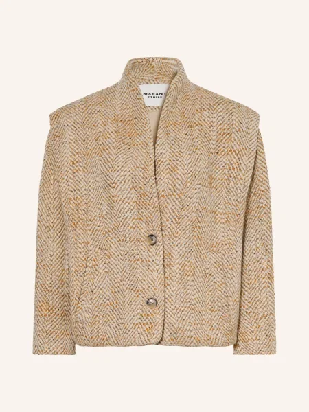 Marant Étoile Bouclé Bunda Drogo béžová