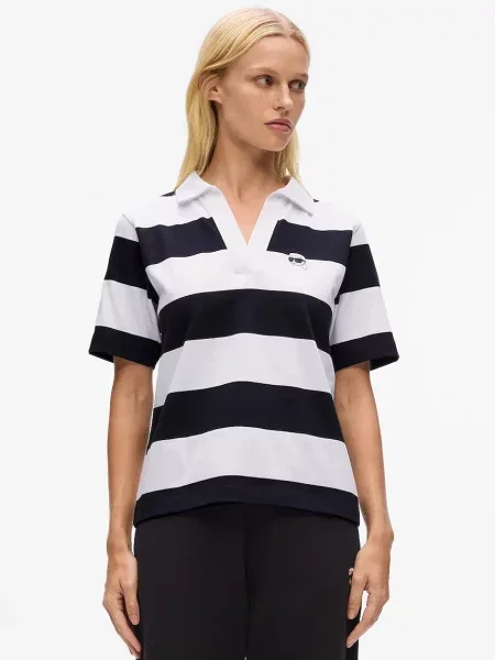 Karl Lagerfeld polo de negru