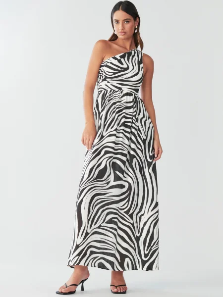 BWLDR Rochie LEYLA negru alb