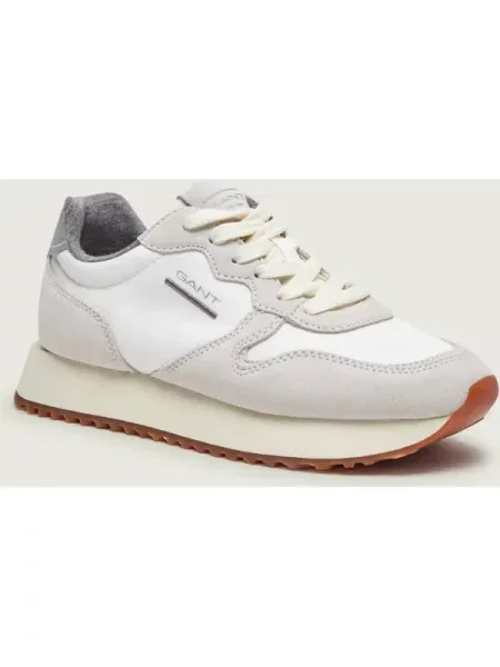 Gant Sneakers Bevinda | piele întoarsă gri