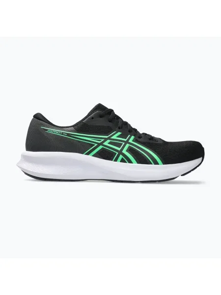 Buty do biegania ASICS Patriot 14 black/vital green czarne