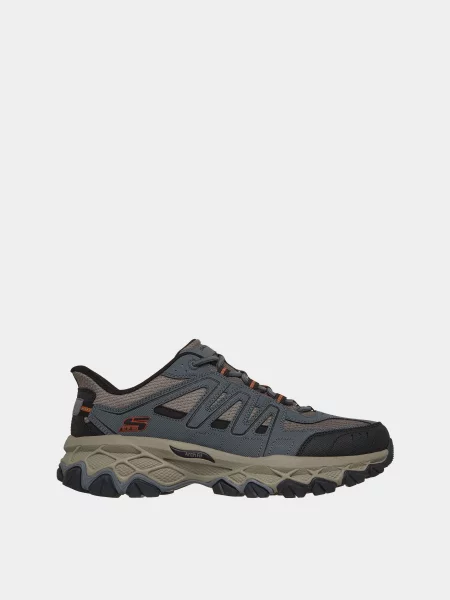 Кросівки аутдор Skechers ARCH FIT AKHIDIME шкіра з покр./поліурет/поліест сірий