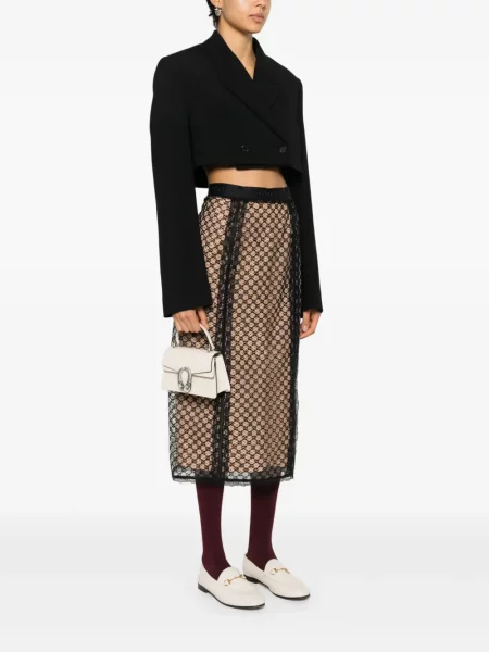 Geantă shopper Gucci alb