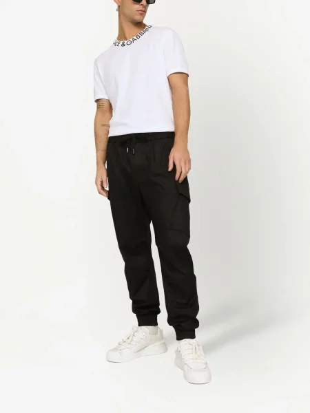 Cargo stiliaus kelnės Dolce & Gabbana mėlyna
