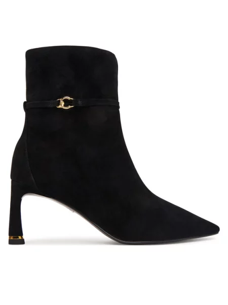 Coccinelle Botki C-look Suede E4 VTL 11 01 01 czarny