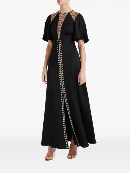 Rochie maxi Temperley London negru