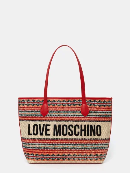 Love Moschino torebka tote czerwona