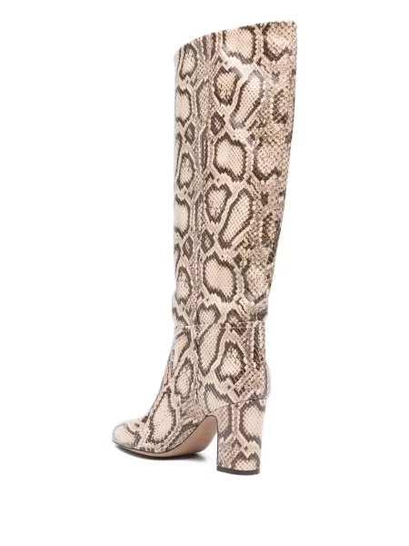 Botine Paris Texas din piele cu imagine