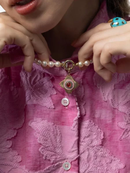 Pandantiv Storrow Jewelry galben