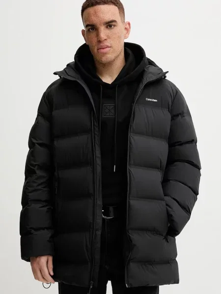 Calvin Klein Пухено яке черен